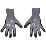 Klein 60584 Knit Dipped Gloves, Cut Level A2, Touchscreen, Medium, 2-Pair