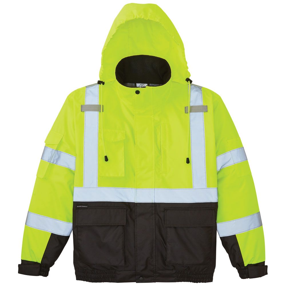 Klein 60612 High-Visibility Winter Bomber Jacket, 3XL