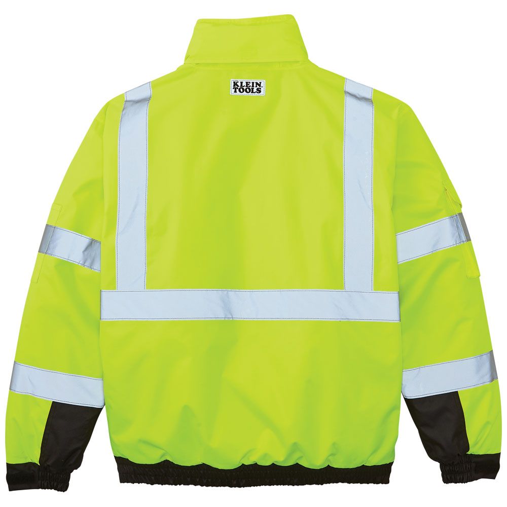 Klein 60612 High-Visibility Winter Bomber Jacket, 3XL - 3