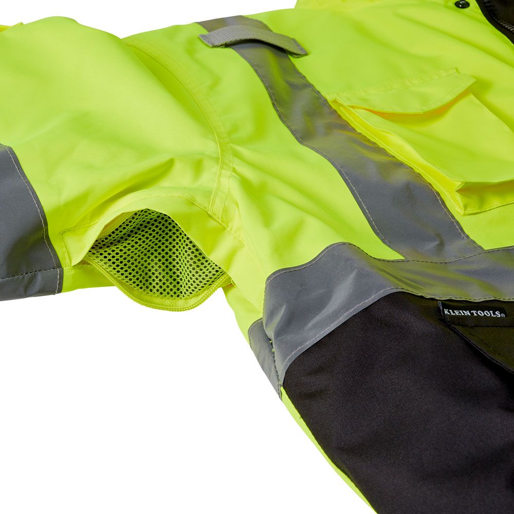 Klein 60612 High-Visibility Winter Bomber Jacket, 3XL - 5