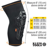 Klein 60615 Heavy Duty Knee Pad Sleeves, S/M - 3