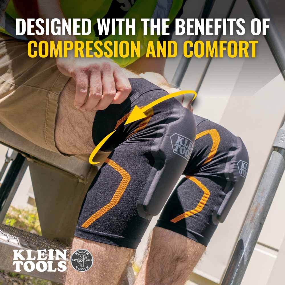 Klein 60622 Knee Pad Compression Sleeve S/M - 3