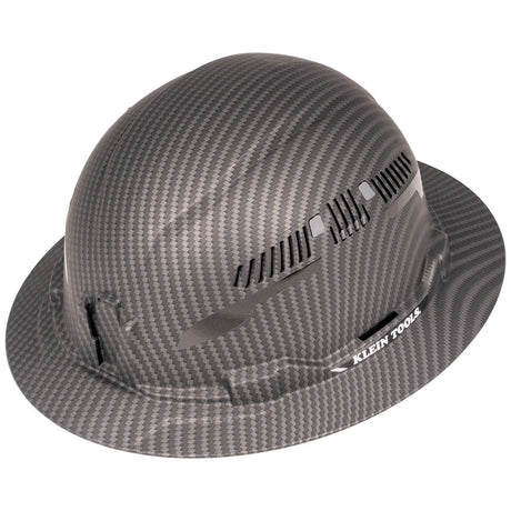 Klein 60626 Hard Hat, Premium KARBN Pattern, Vented Full Brim, Class C