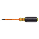 Klein Tools 607-3-INS Insulated Screwdriver, 3/32" Cabinet, 3"