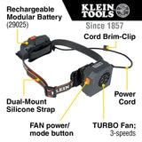 Klein 60822 Hard Hat Turbo Fan, Replacement - 2