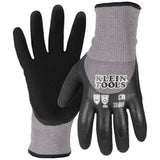 Klein 60840 Winter Knit Dipped Gloves, Cut Level A4, Touchscreen, X-Large