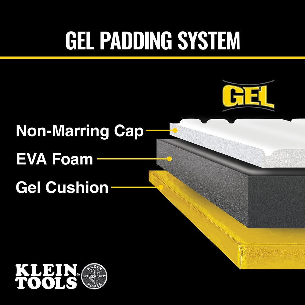 Klein 60849 Non-Marring Lightweight Gel Knee Pad - 6
