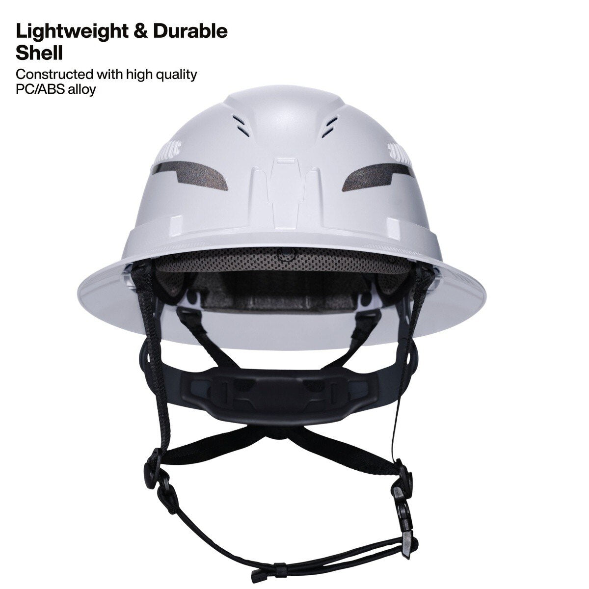 Klein Tools 60861T2 Class C Type 2 Vented Full Brim Hard Hat with Chin Strap Orange - 7