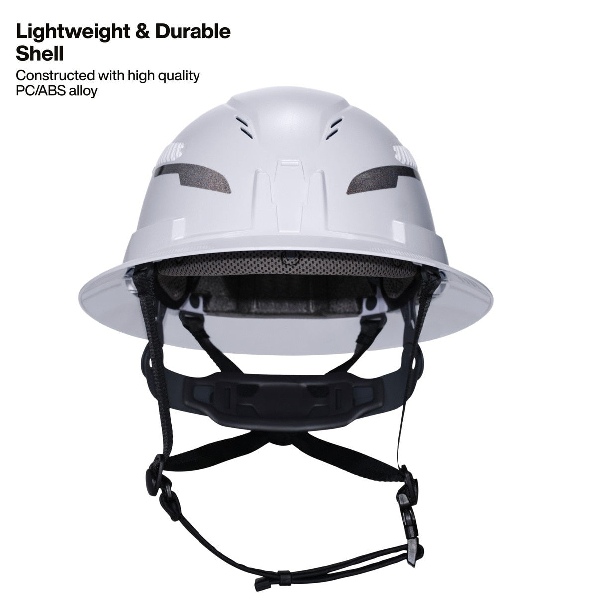 Klein Tools 60861T2 Class C Type 2 Vented Full Brim Hard Hat with Chin Strap Orange - 7