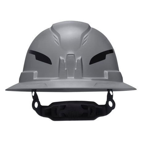Klein Tools 60863T2 Class E Type 2 Non Vented Full Brim Hard Hat with Strap Gray