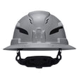Klein Tools 60864T2 Class C Type 2 Vented Full Brim Hard Hat with Chin Strap Gray