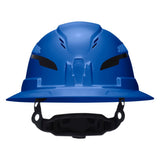 Klein Tools 60871T2 Class C Type 2 Vented Full Brim Hard Hat with Chin Strap Blue