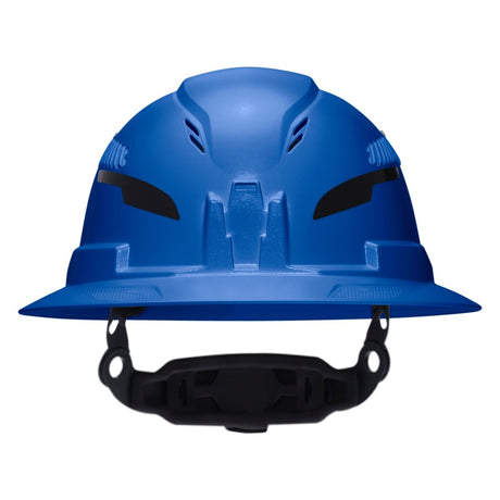 Klein Tools 60871T2 Class C Type 2 Vented Full Brim Hard Hat with Chin Strap Blue