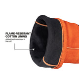 Klein Tools 60913 TIG Welding Gloves X-Large Cowhide Leather with Wide Cuff and Kevlar Aramid Stitching (1 Pair) - 4