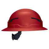 Klein Tools 60920T2 Class E Type 2 Non-Vented Full Brim Hard Hat with Chin Strap Red (1 Pack) - 9