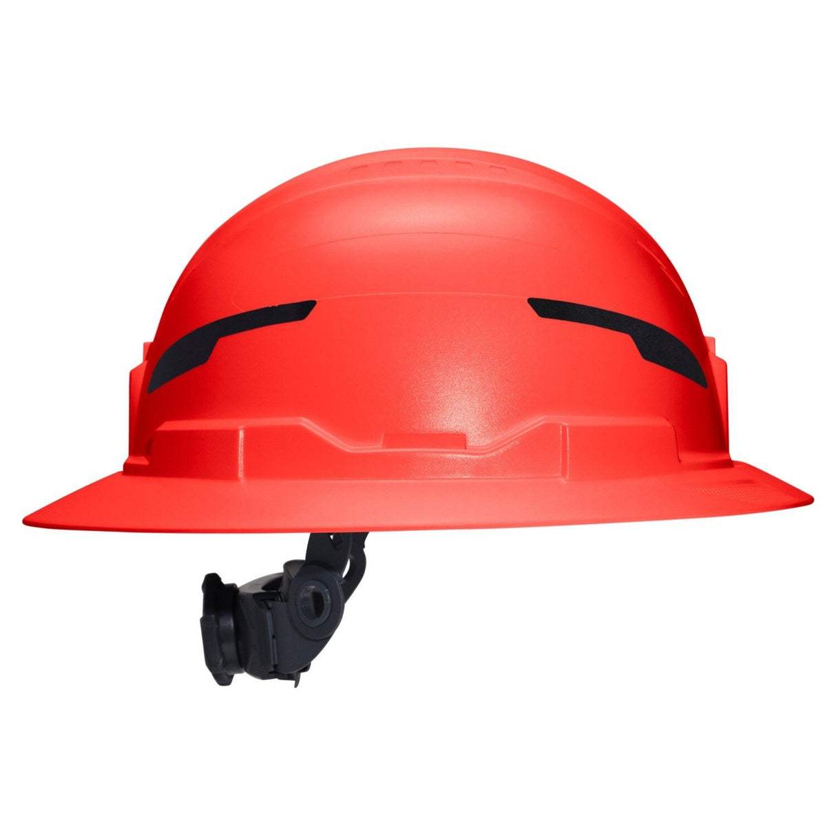 Klein 60930T2 Class E Type 2 Non Vented Full Brim Hard Hat with Strap High Visibility Orange - 9