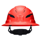 Klein 60931T2 Class C Type 2 Vented Full Brim Hard Hat with Chin Strap Hi Vis Orange