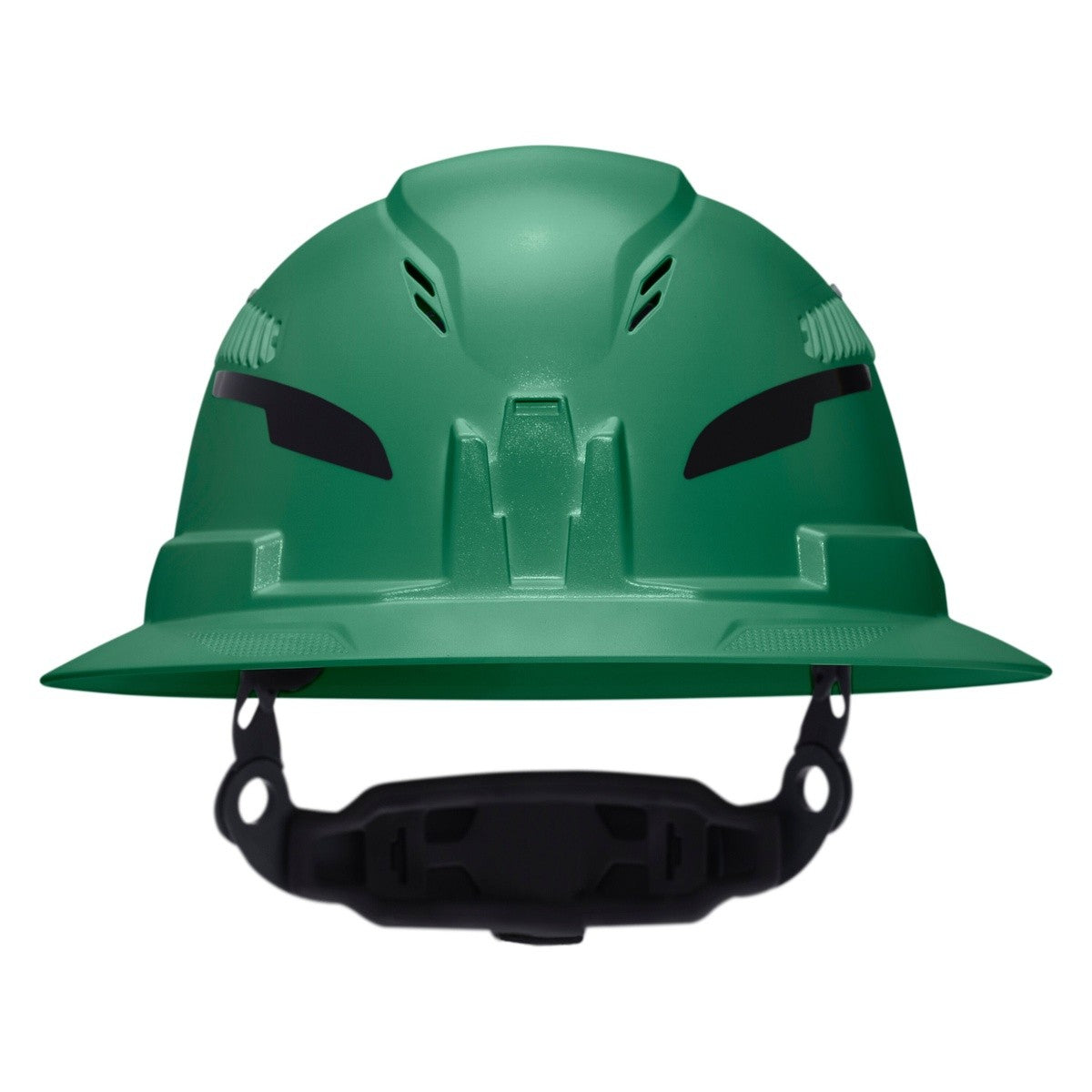 Klein Tools 60941T2 Class C Type 2 Vented Full Brim Hard Hat with Chin Strap Green