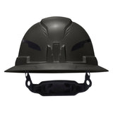 Klein 60960T2 Class E Type 2 Non Vented Full Brim Hard Hat with Chin Strap Black