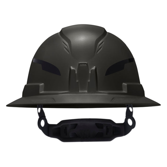 Klein 60960T2 Class E Type 2 Non Vented Full Brim Hard Hat with Chin Strap Black