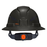 Klein 60960T2 Class E Type 2 Non Vented Full Brim Hard Hat with Chin Strap Black - 8