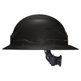 Klein 60960T2 Class E Type 2 Non Vented Full Brim Hard Hat with Chin Strap Black - 10