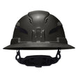 Klein 60961T2 Class C Type 2 Vented Full Brim Hard Hat with Chin Strap Black