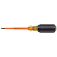 Klein Tools 612-4-INS Insulated 1/8" Slotted Screwdriver, 4"