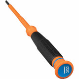 Klein Tools 6243INS Insulated Precision Screwdriver, 3/32" Slotted - 3