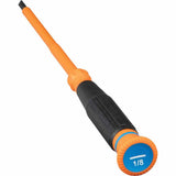 Klein Tools 6254INS Insulated Precision Screwdriver, 1/8" Slotted - 4