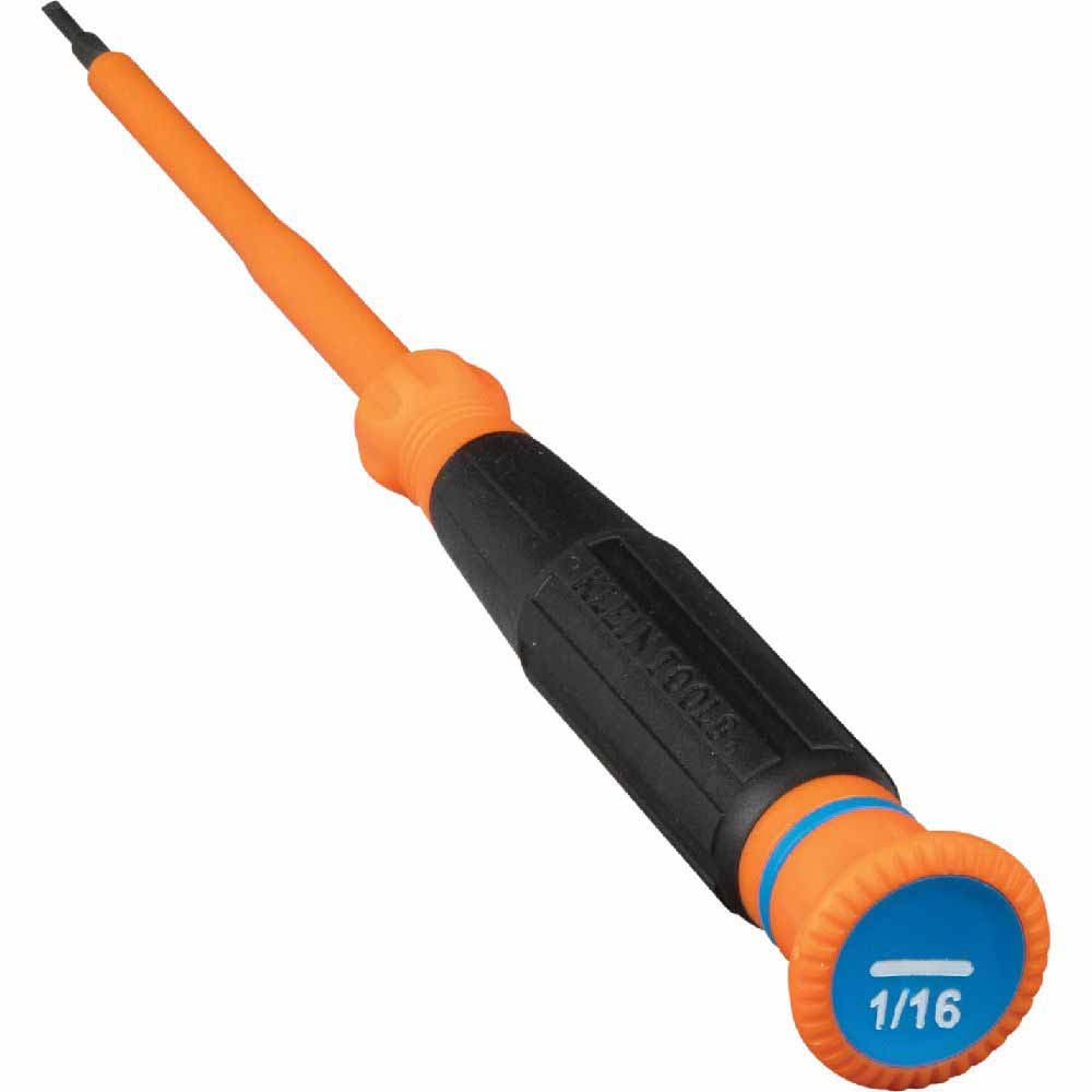 Klein Tools 6273INS Insulated Precision Screwdriver, 1/16" Slotted - 3