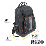 Klein 62800BP Tradesman Pro XL Tool Bag Backpack, 40 Pockets - 4