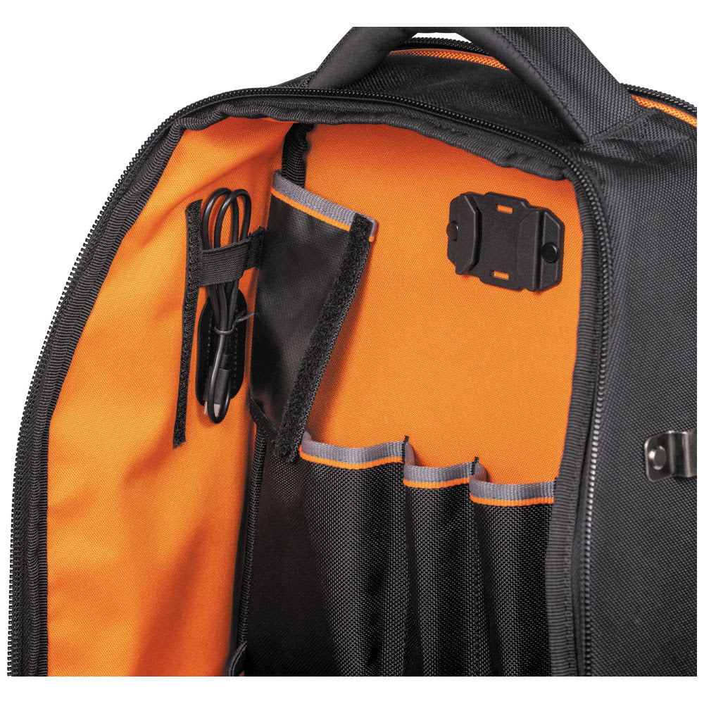 Klein 62805BPTECH Tradesman Pro XL Tech Tool Bag Backpack, 28 Pockets - 8