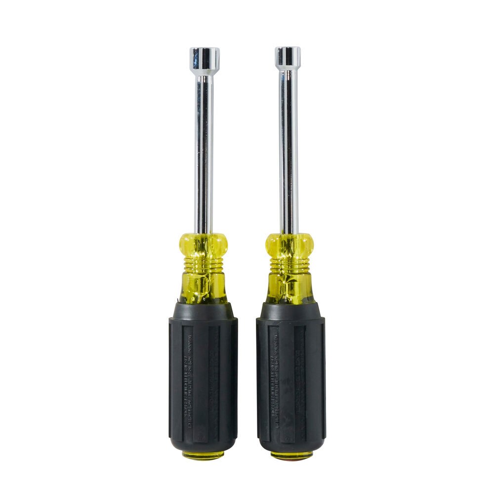 Klein Tools 630M Magnetic Nut Driver Set 3" Shafts 2-Piece - 4