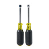 Klein Tools 630M Magnetic Nut Driver Set 3" Shafts 2-Piece - 4