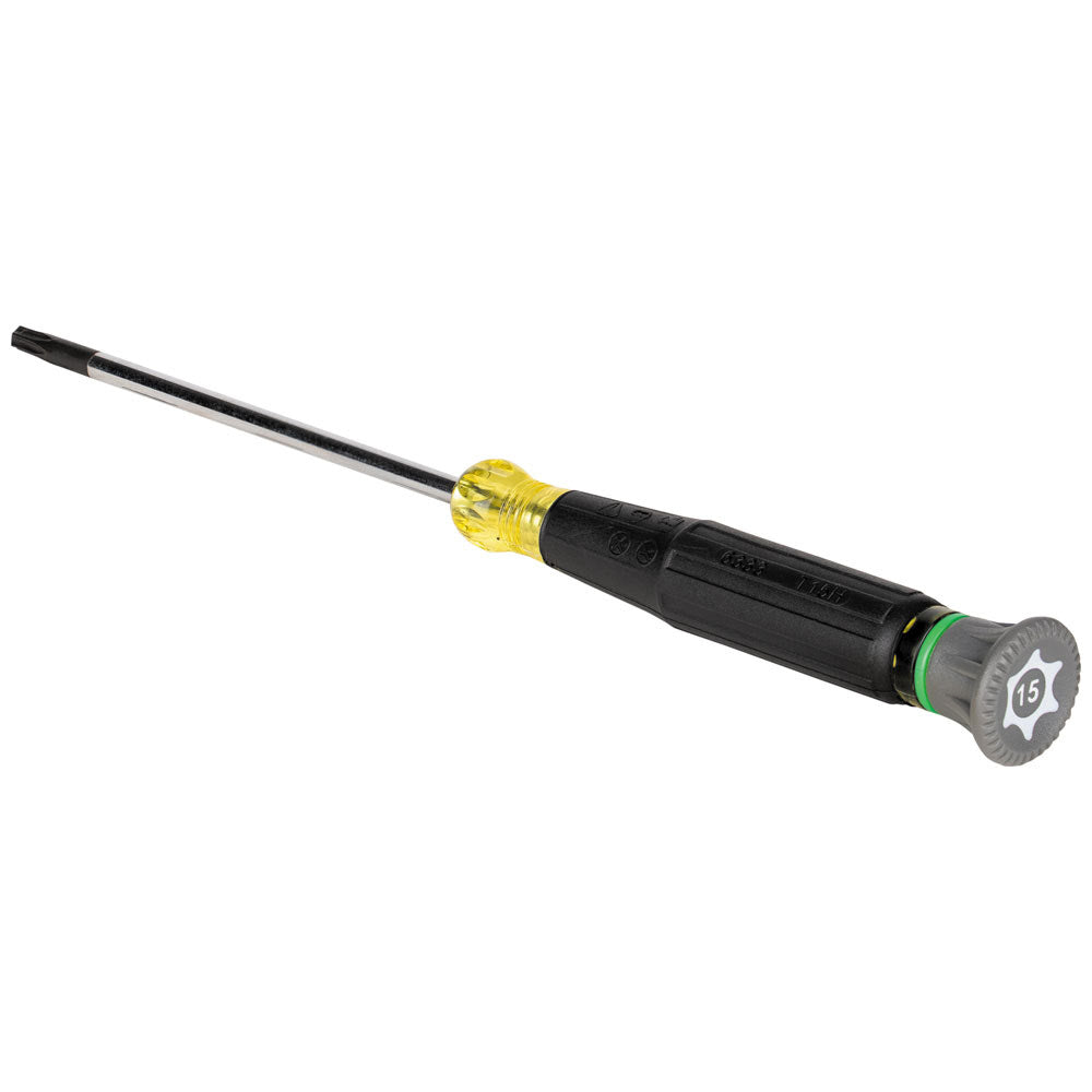 Klein 6333 T15H TORX Precision Screwdriver, 3" Shank - 3