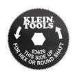 Klein Tools 63626 Heat Treated Replacement Blades for MC Cable Cutter (2 Pack)