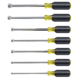 Klein Tools 647 Nut Driver Set, 6" Shafts, 7-Piece