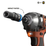 Klein Tools 65109IMPCT Deep-Well 3/8-Inch Drive SAE Impact Socket Set with Case (9 Piece) - 7