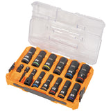 Klein 65111IMPCT KNECT 1/2" Drive Deep Well Impact Socket Set, SAE, 14-Piece - 2