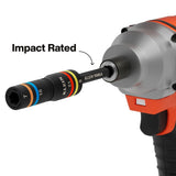 Klein Tools 651MQS Quad-4 Metric Impact Flip Socket Set with 3.5" Extension 7mm 8mm 10mm 12mm (2 Piece) - 5