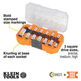 Klein 65213HEXM Knurled Hex Bit Socket Set, Metric, 13-Piece - 2