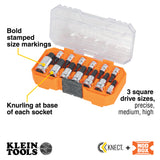 Klein 65213HEXM Knurled Hex Bit Socket Set, Metric, 13-Piece - 2