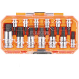 Klein 65213HEXM Knurled Hex Bit Socket Set, Metric, 13-Piece - 6