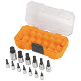 Klein 65213HEX Knurled Hex Bit Socket Set, SAE, 13-Piece - 4