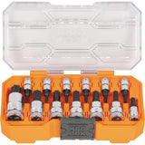 Klein 65213TX Knurled TORX Bit Socket Set, 13-Piece - 2