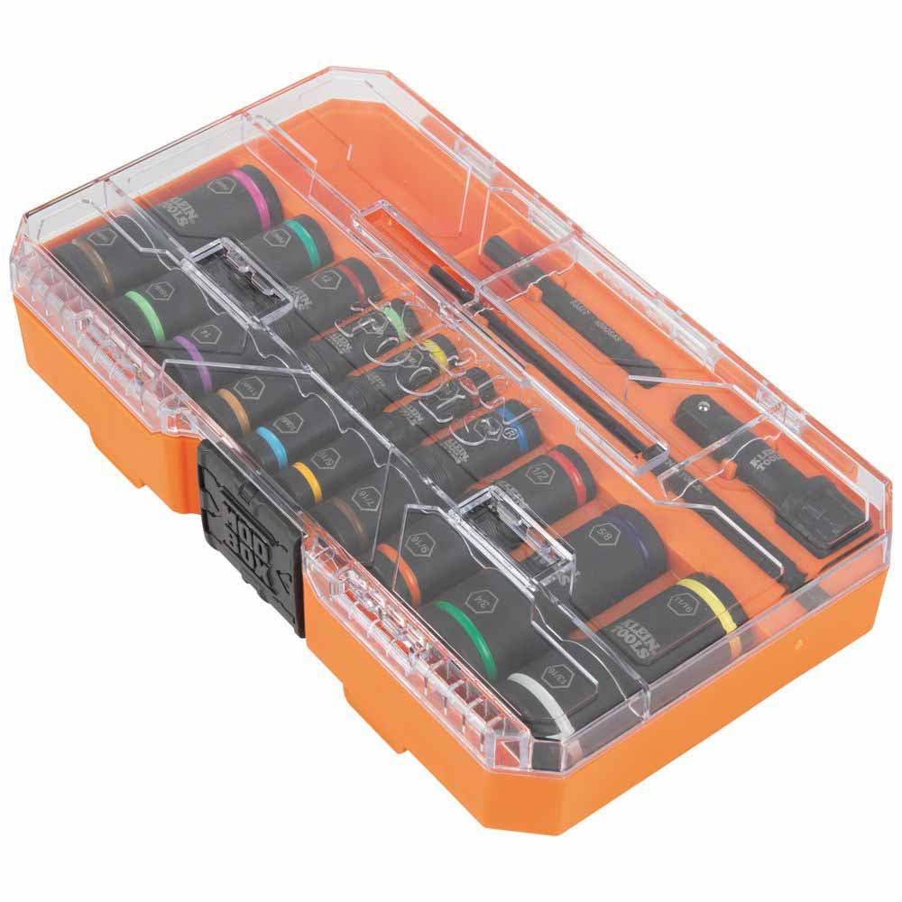 Klein Tools 65239 KNECT Flip Impact Socket Set, SAE and Metric, 13-Piece - 3