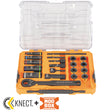 Klein 65240 KNECT Impact Pass Through and Deep-Well Flip Socket Set, 20-Piece