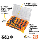 Klein 65240 KNECT Impact Pass Through and Deep-Well Flip Socket Set, 20-Piece - 2