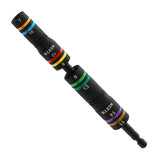Klein Tools 652MQS Quad-8 Metric 1/4" Impact Flip Socket Set with 6.5" Extension Shaft (3 Piece)